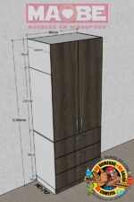 CLOSET 90 ANCHO (CM) X 2.30 ALTO (MTS) X 56 PROF. (CM) – CÓDIGO M0-747