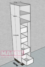 COCINA DESPENSA 47ANCHO X 239ALTO (CM) – CÓDIGO M0-740 - Imagen 2