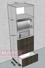 COCINA DESPENSA 65ANCHO X 209ALTO (CM) &ndash; C&Oacute;DIGO M0-741 - Imagen 2