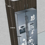 COCINA REFRI EMPOTRADA 103ANCHO X 230ALTO (CM) – CÓDIGO M0-745