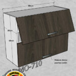 COCINA MÓDULO AÉREO 80 ANCHO (CM) – CÓDIGO M0-710