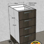 COCINA MÓDULO BASE 40ANCHO (CM) – CÓDIGO M0-729