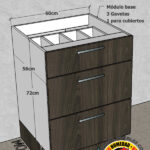 COCINA MÓDULO BASE 60ANCHO (CM) – CÓDIGO M0-730