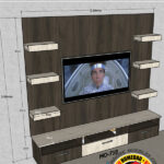 MUEBLES DE ENTRETENIMIENTO PARA SALA 2.20ANCHO (MTS) X 2.00ALTO (MTS) X 35PROF. (CM) – CÓDIGO M0-718