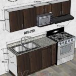 Cocina con granito 2.30mts Aéreo, 1.50mts Base ancho – Código MO-759